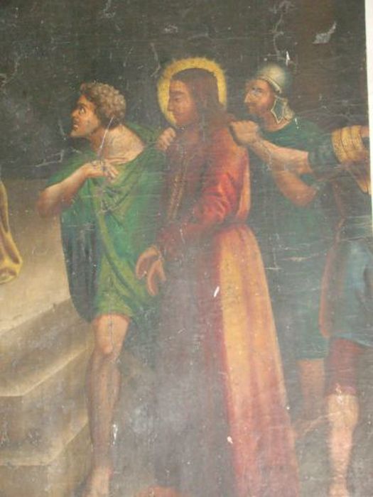 tableau : Jésus devant Pilate, détail