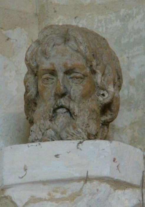 statue (statuette) : Saint non identifié, détail