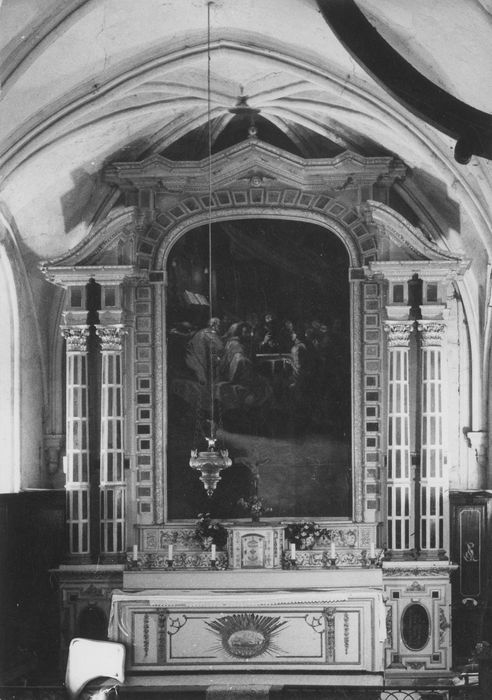 Maître-autel, retable, tableau : Cène (la)