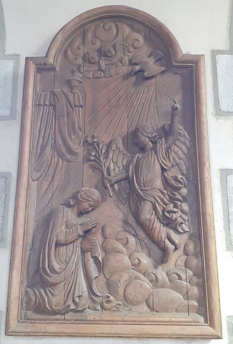 Bas-relief : Annonciation