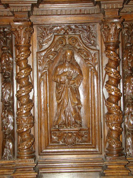 retable latéral nord, détail du tabernacle
