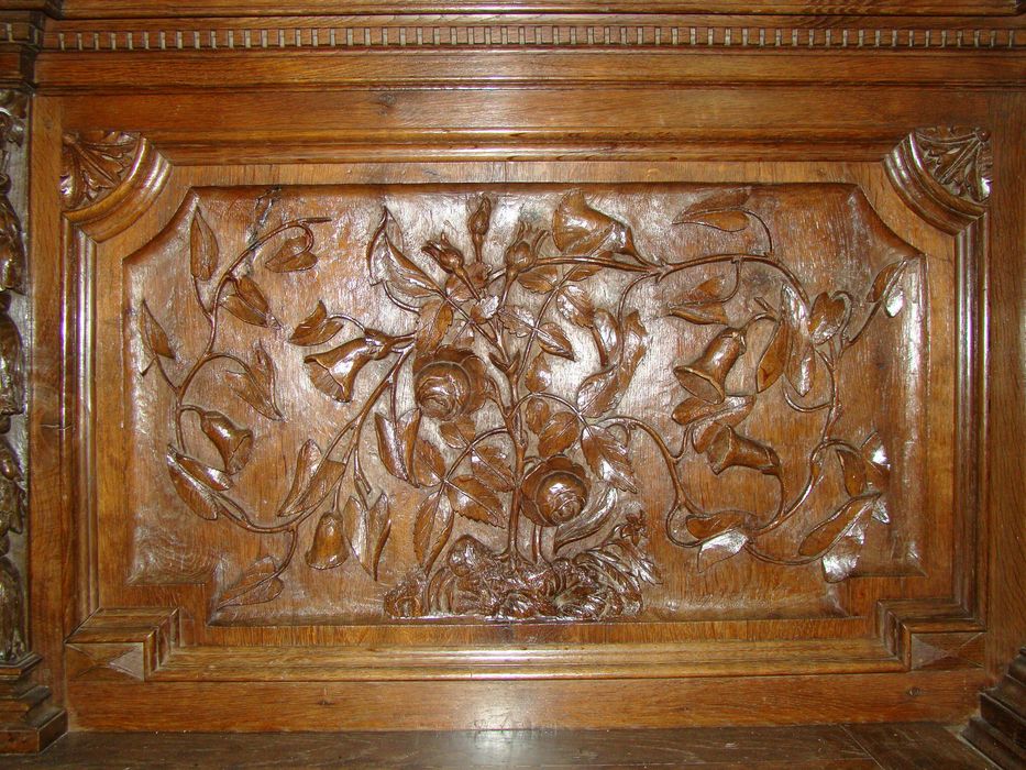 retable latéral nord, détail