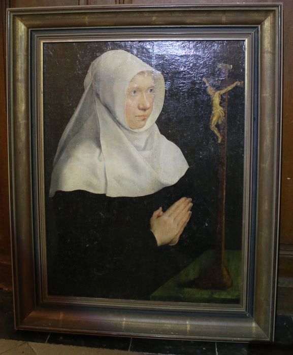 tableau : portrait de religieuse