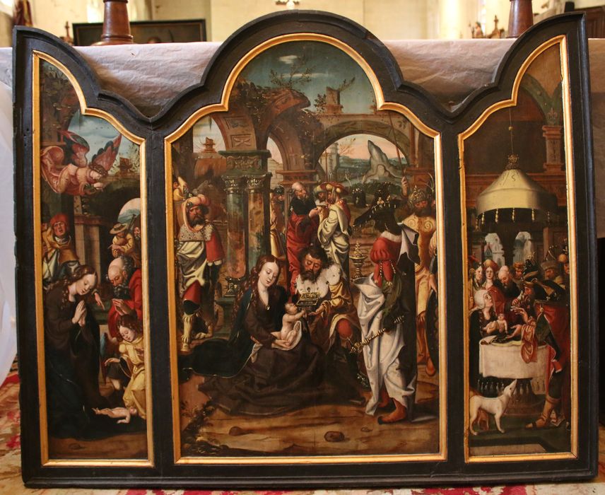 triptyque : Nativité, Adoration des Mages, Circoncision