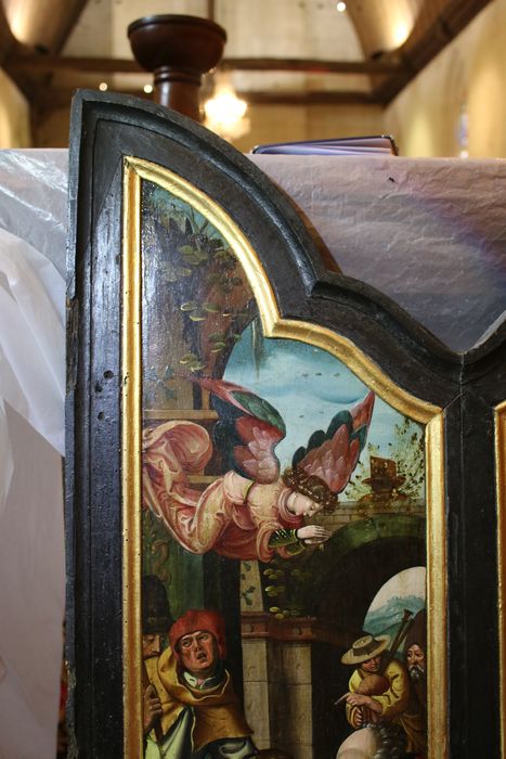 triptyque : Nativité, Adoration des Mages, Circoncision, détail