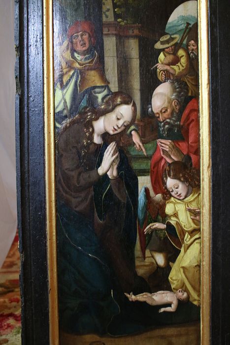 triptyque : Nativité, Adoration des Mages, Circoncision, détail