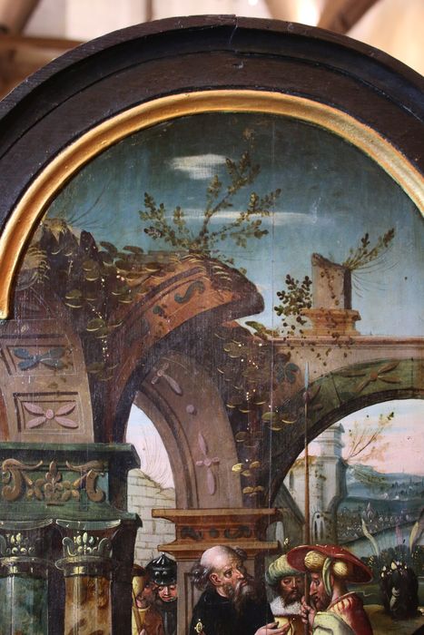 triptyque : Nativité, Adoration des Mages, Circoncision, détail