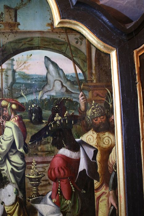 triptyque : Nativité, Adoration des Mages, Circoncision, détail