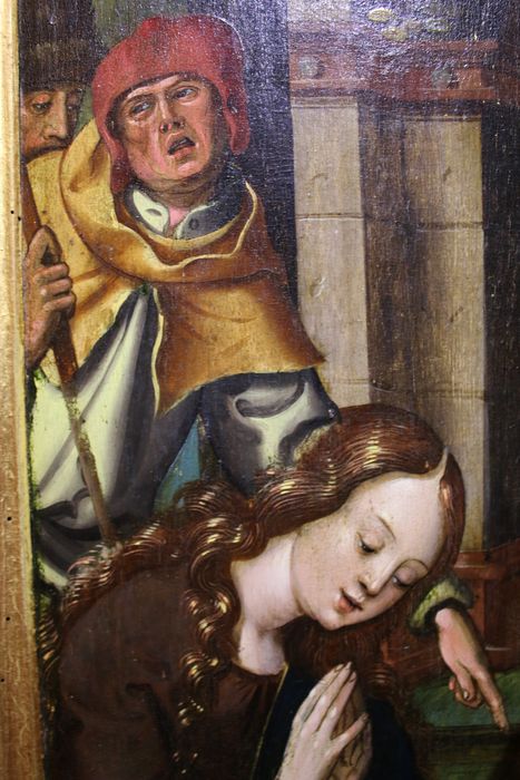 triptyque : Nativité, Adoration des Mages, Circoncision, détail