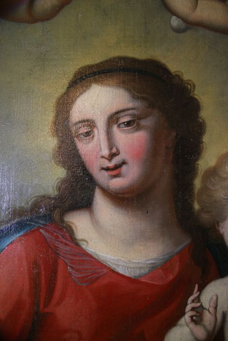 tableau : Vierge à l'Enfant, détail