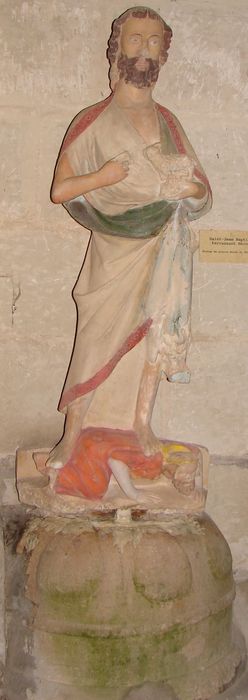 statue : saint Jean-Baptiste terrassant Hérode