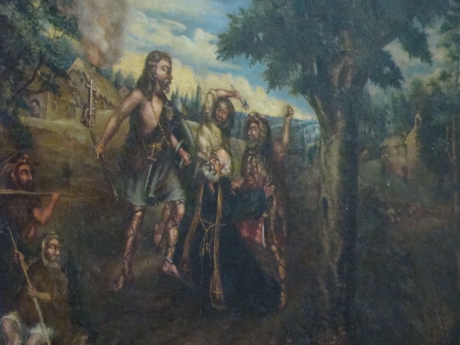 tableau : Martyre de saint Wambert, vue partielle