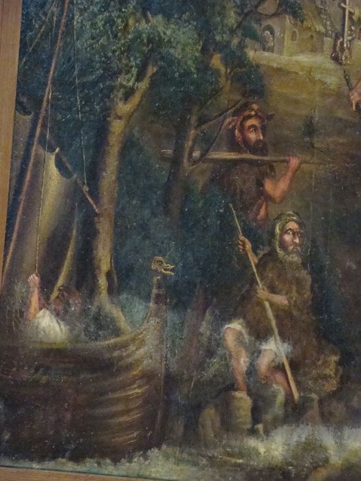 tableau : Martyre de saint Wambert, détail