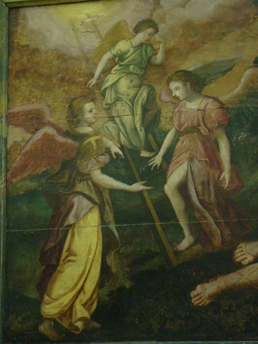 tableau : Songe de Jacob, détail