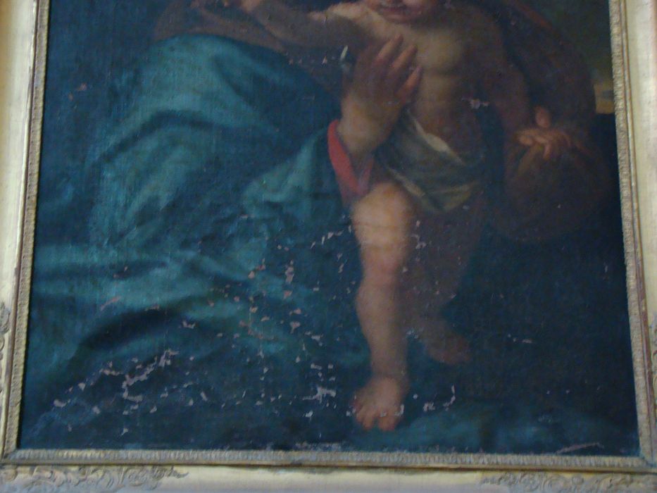 tableau : Vierge à l’Enfant, détail