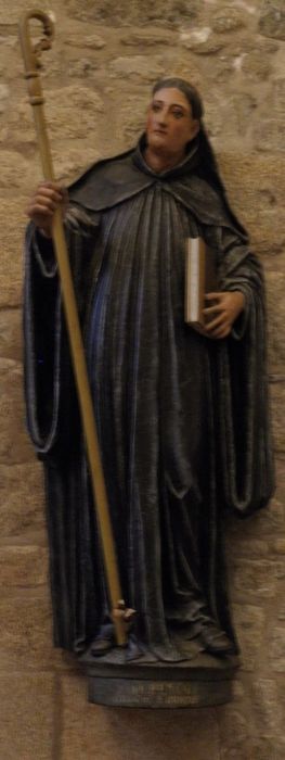statue : saint Benoît