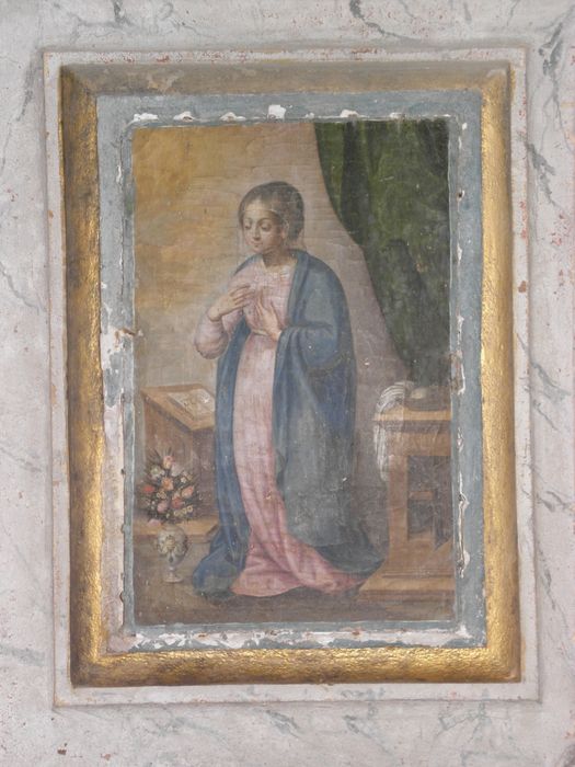 tableau : Annonciation, détail