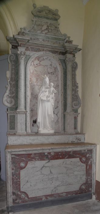 autel latéral, retable