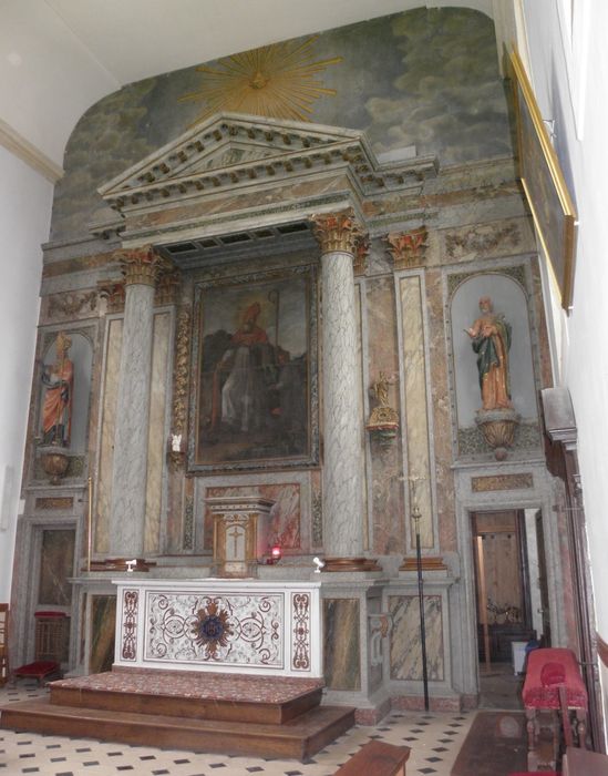 maître-autel, retable, tableau : Saint Vigor