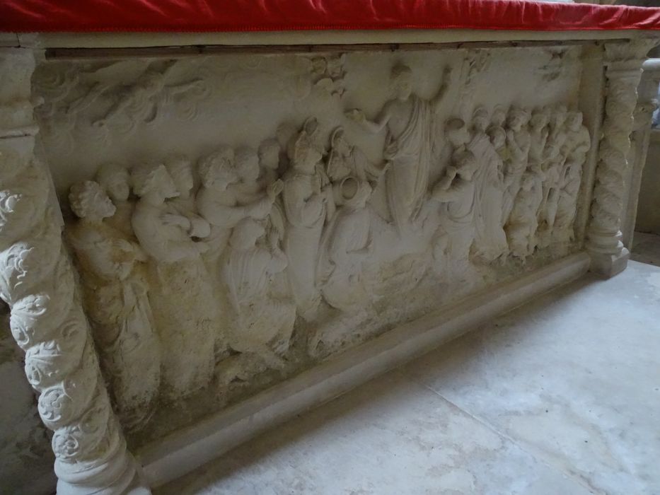 maître-autel, bas-relief : Ascension du Christ