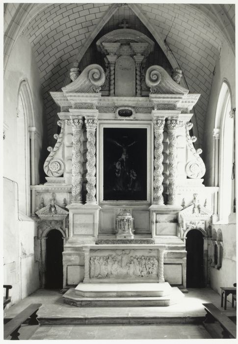 maître-autel, retable, tableau : Crucifixion