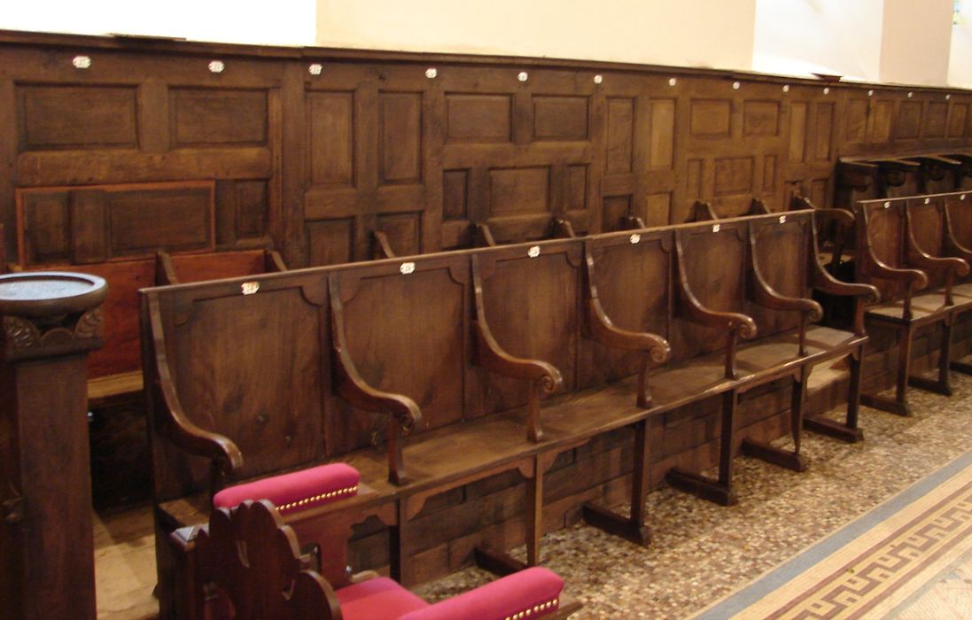 lambris de revêtement, stalles