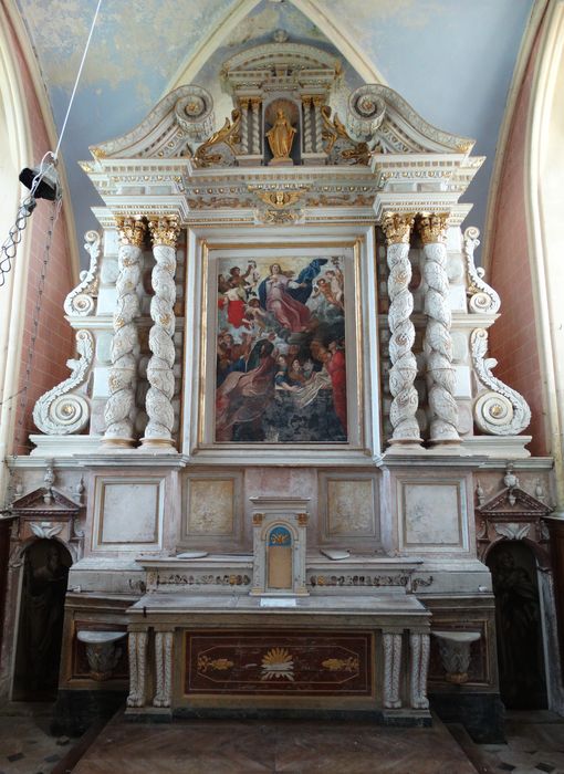 maître-autel, retable, tableau : Assomption de la Vierge