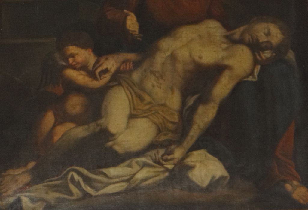 Tableau : Déploration sur le Christ mort