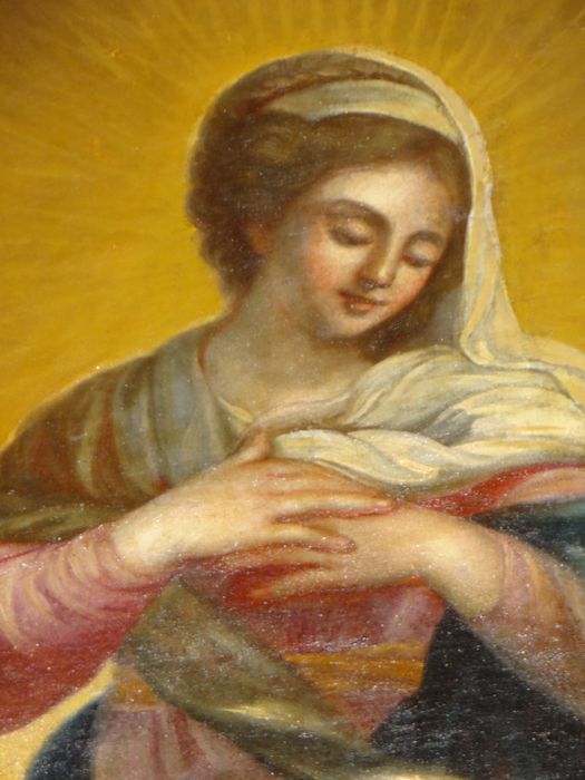 tableau : Vierge de l’Annonciation, vue partielle