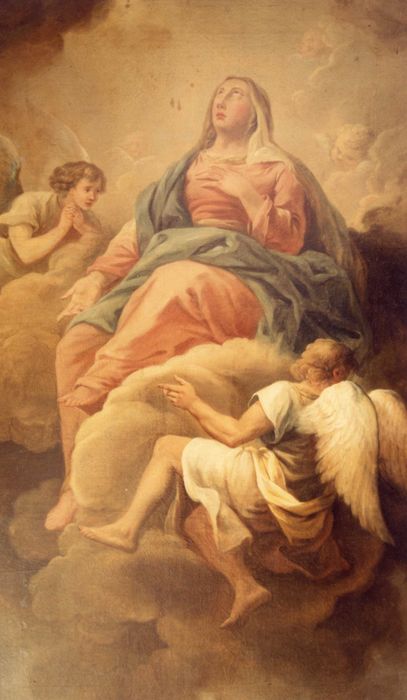 Tableau et son cadre : Assomption