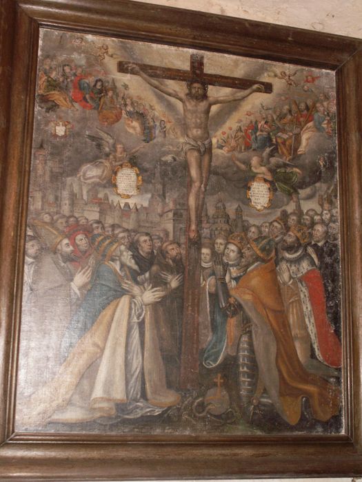 tableau : Christ en croix rédempteur de l'univers