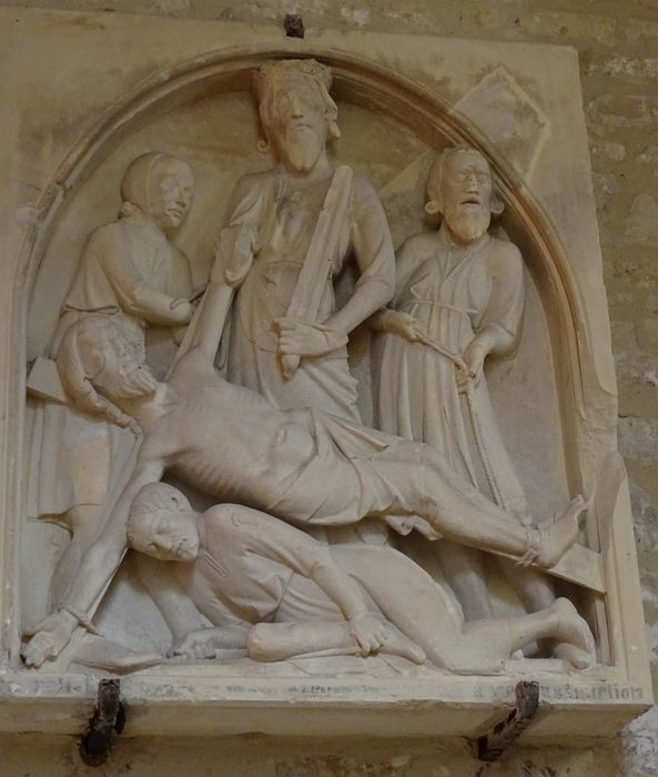 haut-relief : Martyre de saint André