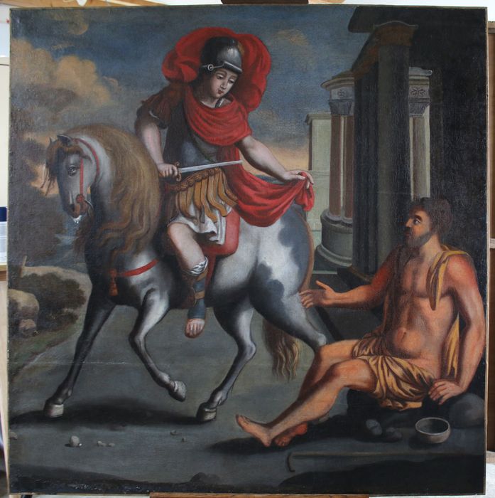 tableau : Charité de saint Martin