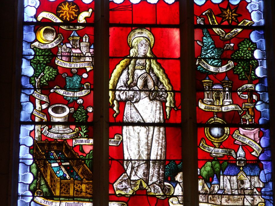 verrière : l'Immaculée Conception, vue partielle