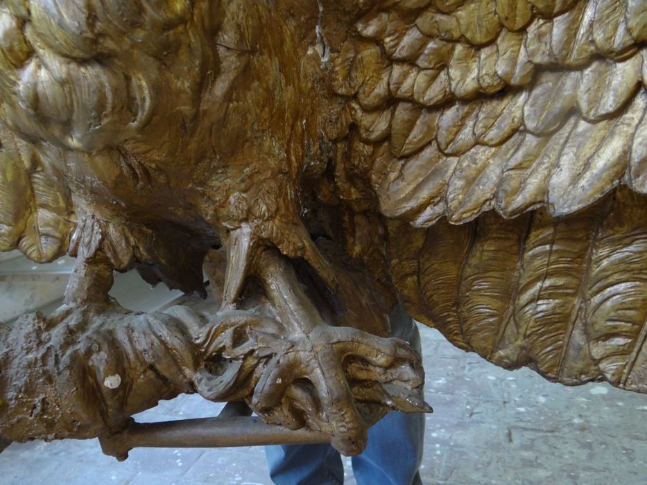 aigle d’apparat, détail