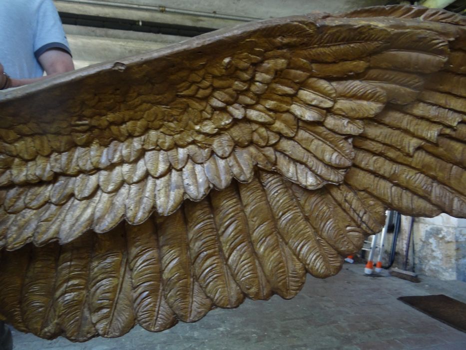 aigle d’apparat, détail