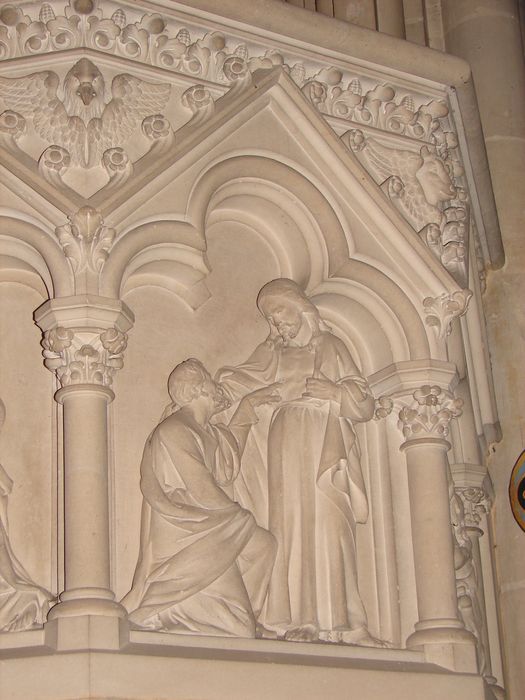 bas-relief : Incrédulité de saint Thomas