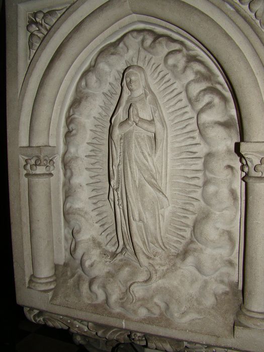 fonts baptismaux, détail