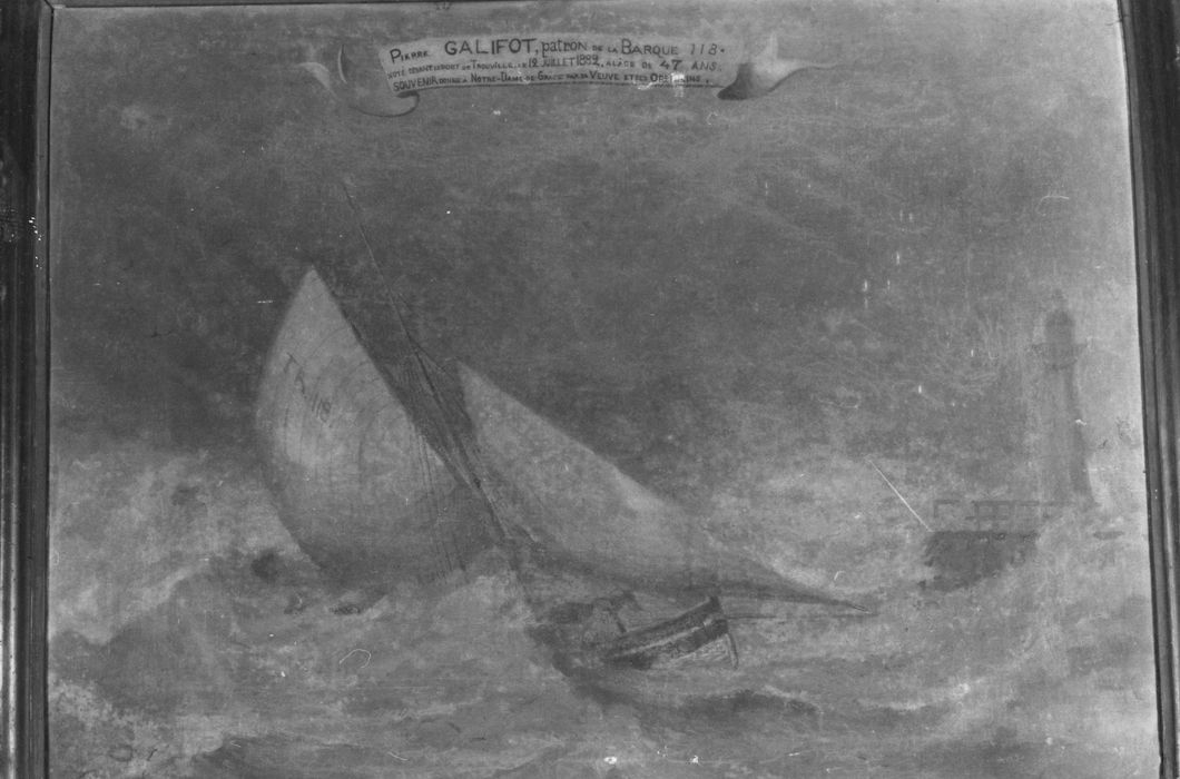 tableau ex-voto : Barque 118