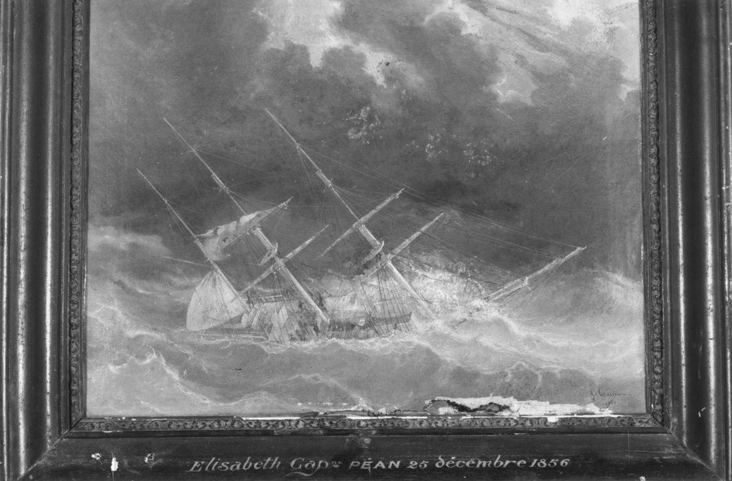 tableau ex-voto : Élisabeth