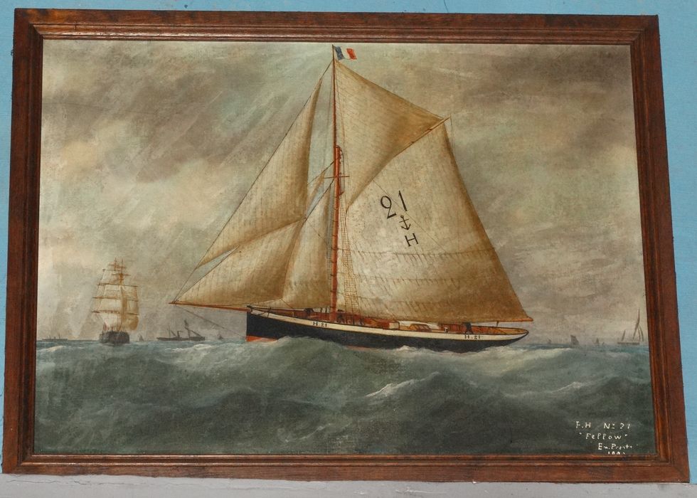 tableau ex-voto : Le Fellow