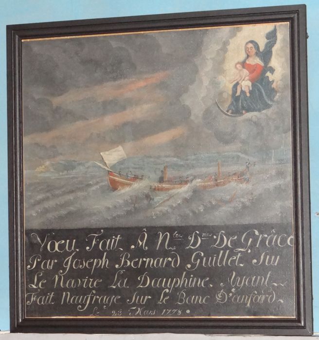 ex-voto : navire la dauphine