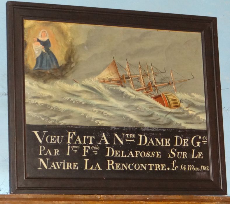 ex-voto : navire la Rencontre