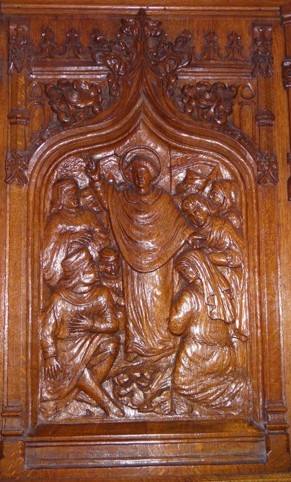 chaire à prêcher, détail