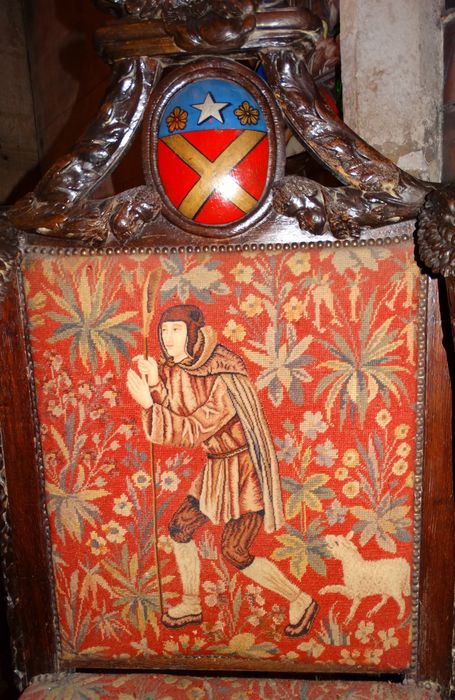fauteuil de célébrant, détail