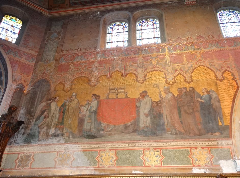 peinture monumentale, vue partielle