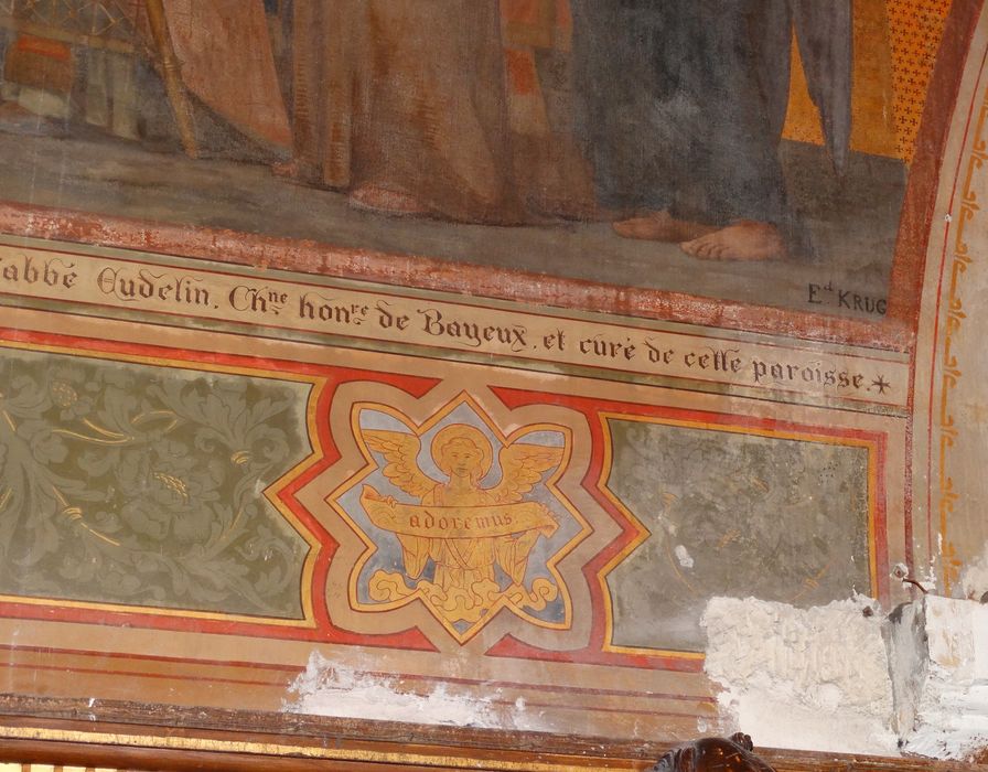 peinture monumentale, détail