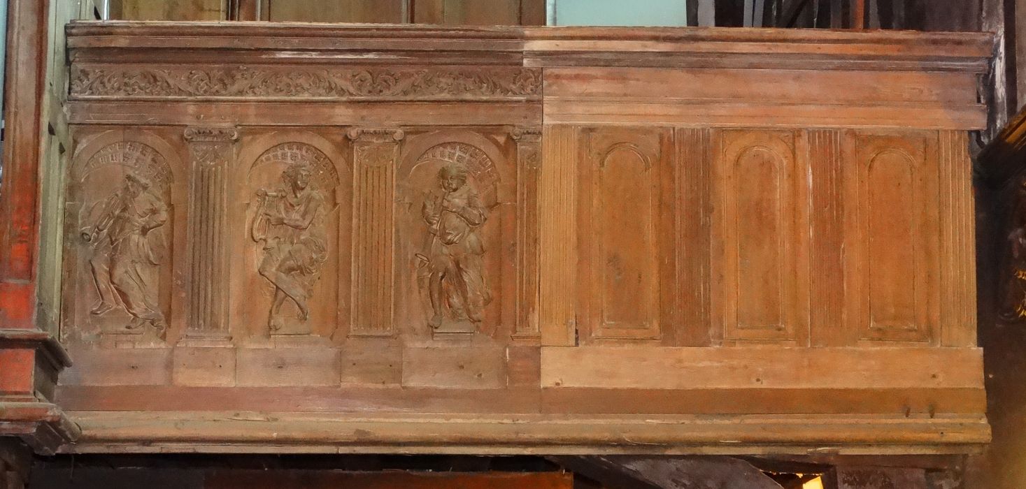 tribune d'orgue, détail