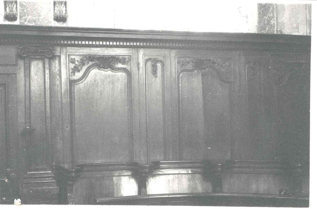 lambris de revêtement, vue partielle