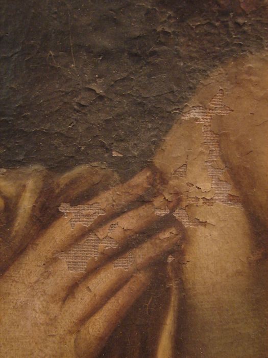 tableau : Vierge à l'Enfant, détail